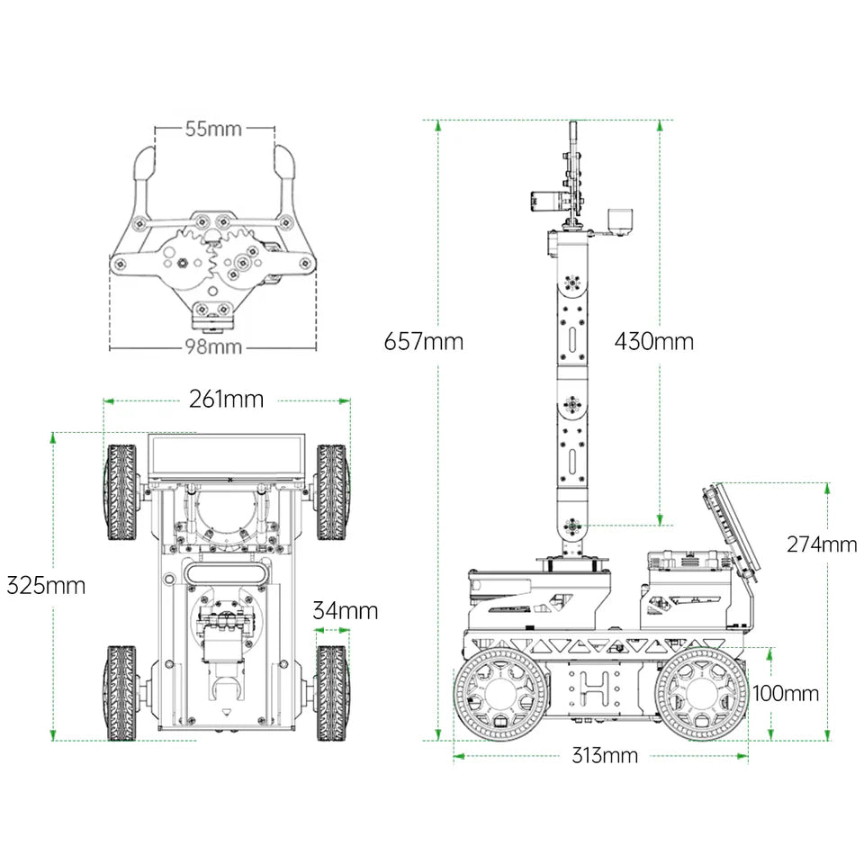 JetRover ROS Jetson Robot Car