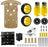 2WD Robot Car Chassis Kit with Motors, Wheels, Battery Holder, and Accessories for DIY Arduino Projects
