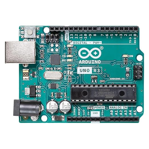 Arduino UNO R3 Original Genuine Board with DIP ATmega328P Microcontroller USB Type B 14 Digital I O PWM Pins for Robotics IoT Automation STEM DIY Electronics Projects