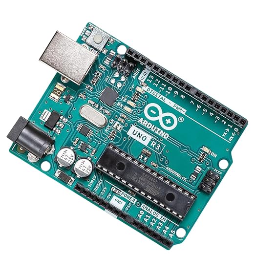 Arduino UNO R3 Original Genuine Board with DIP ATmega328P Microcontroller USB Type B 14 Digital I O PWM Pins for Robotics IoT Automation STEM DIY Electronics Projects