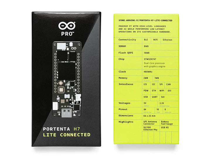 Arduino Portenta H7 Lite Connected