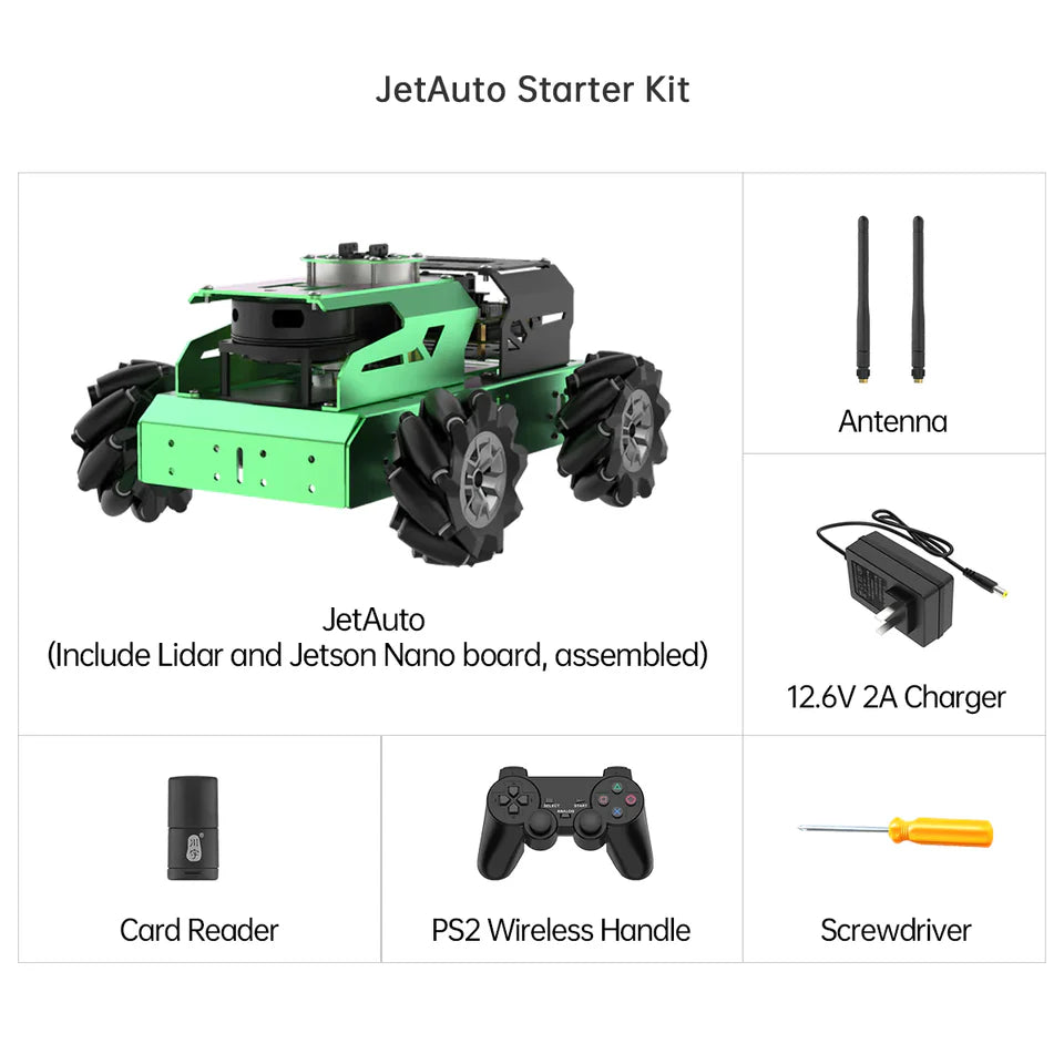 Hiwonder JetAuto ROS1 ROS2 Robot Car