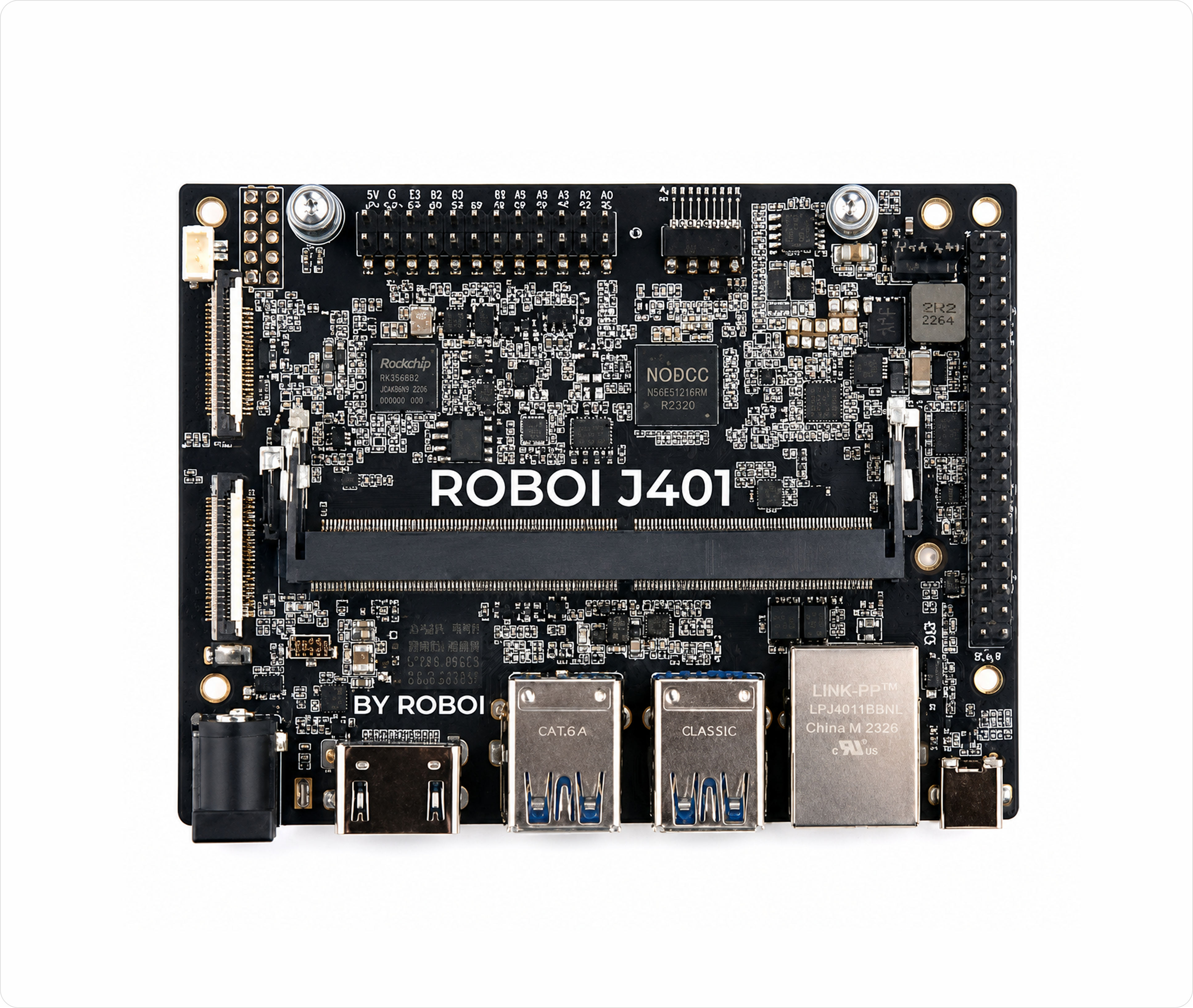 ROBOi J401 - Open-source carrier board for Jetson Orin Nano/Orin NX