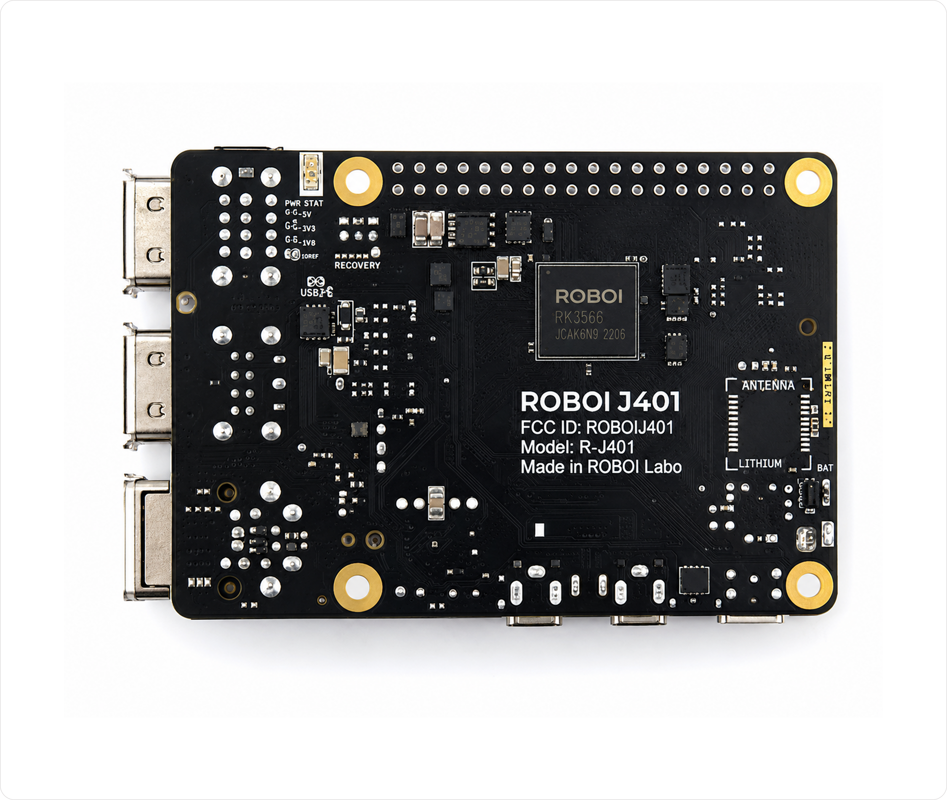 ROBOi J401 - Open-source carrier board for Jetson Orin Nano/Orin NX