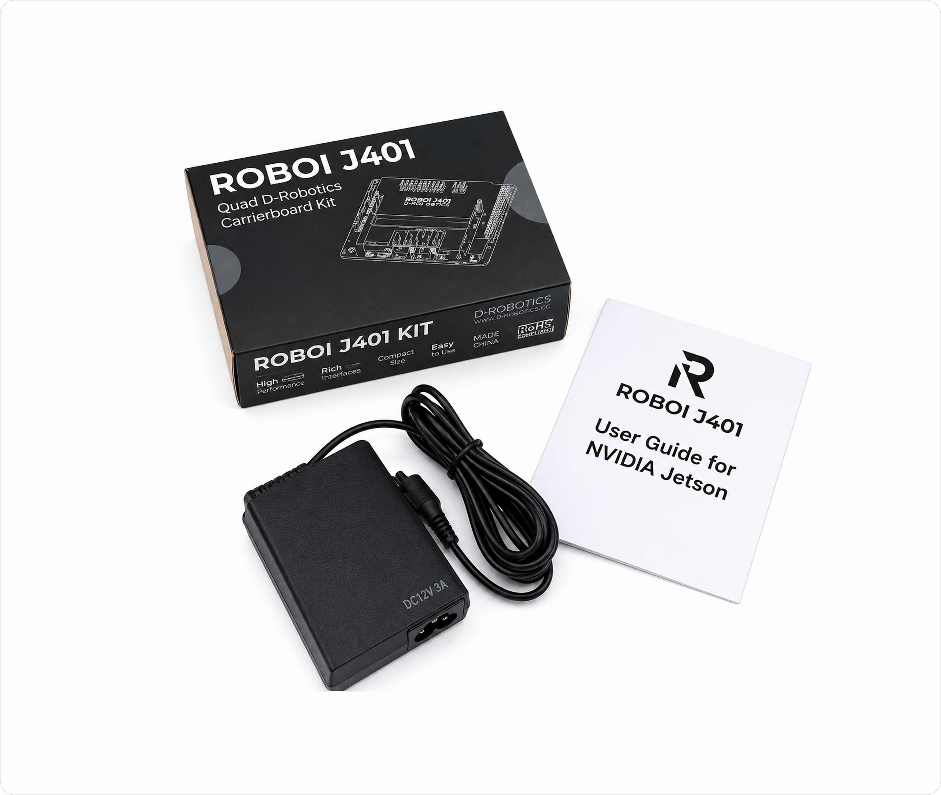 ROBOi J401 - Open-source carrier board for Jetson Orin Nano/Orin NX