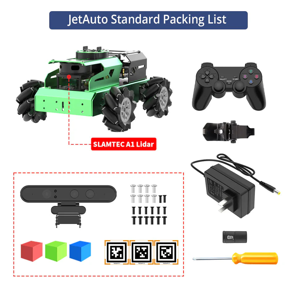 Hiwonder JetAuto ROS1 ROS2 Robot Car