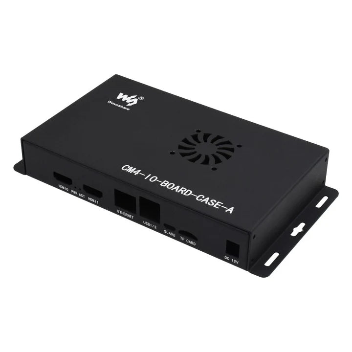 Metal Box for Raspberry Pi Compute Module 4 IO Board, with Cooling Fan