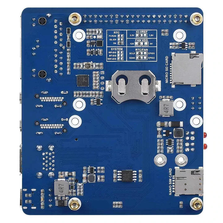 Dual Gigabit Ethernet 5G/4G Base Board