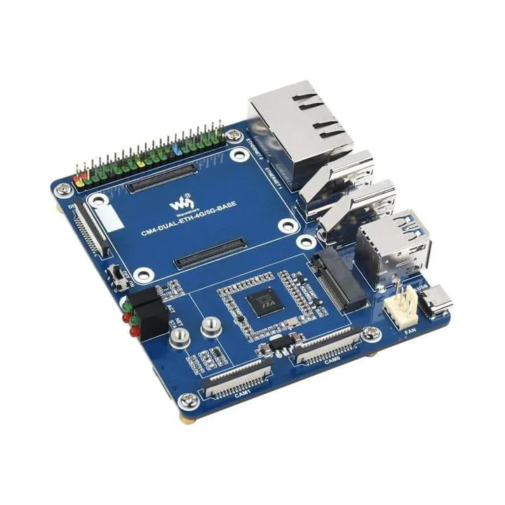 Dual Gigabit Ethernet 5G/4G Base Board