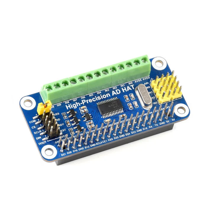 High-Precision AD HAT For Raspberry Pi
