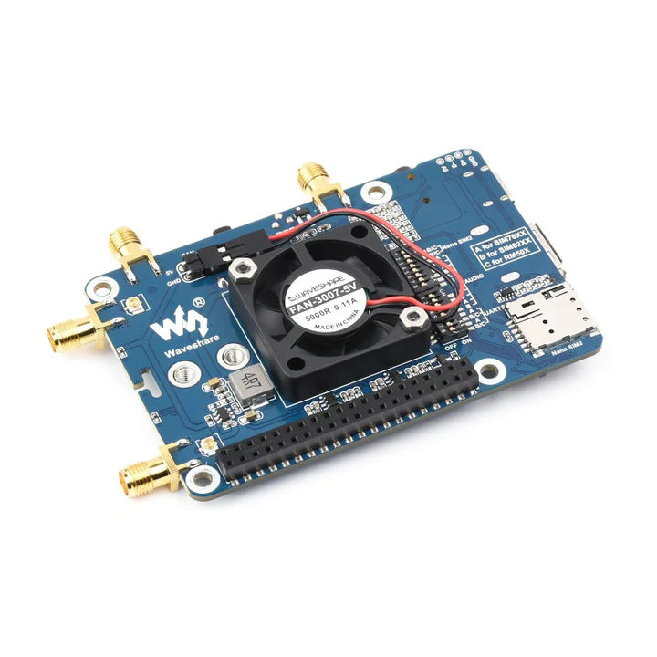 RM520N-GL 5G HAT for Raspberry Pi with Case, Quad Antennas LTE-A