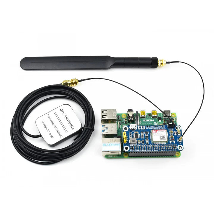 SIM7080G NB-IoT / Cat-M(eMTC) / GNSS HAT for Raspberry Pi