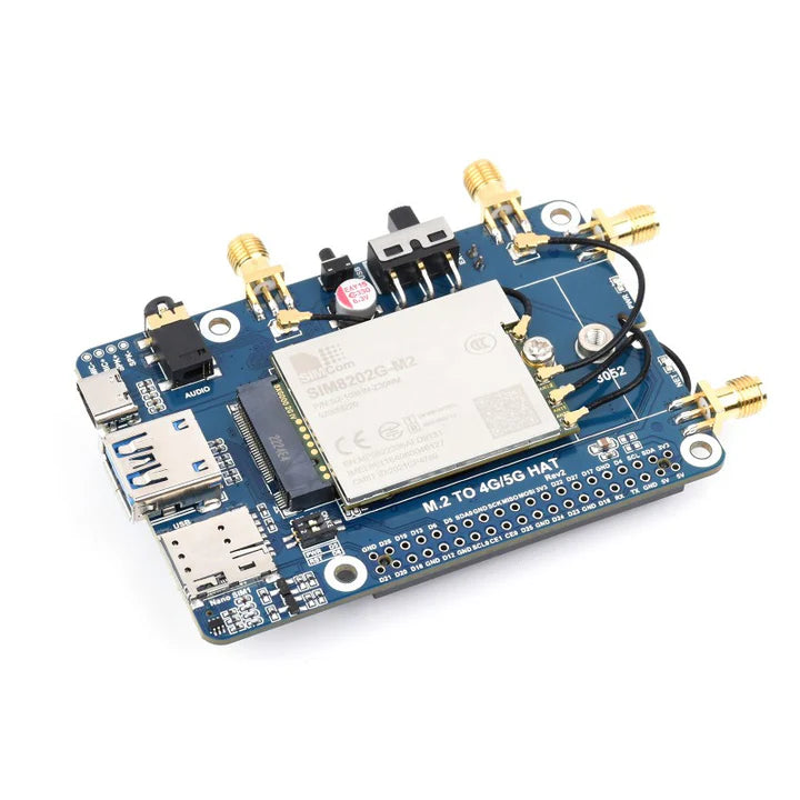 SIM8262E-M2 5G HAT for Raspberry Pi