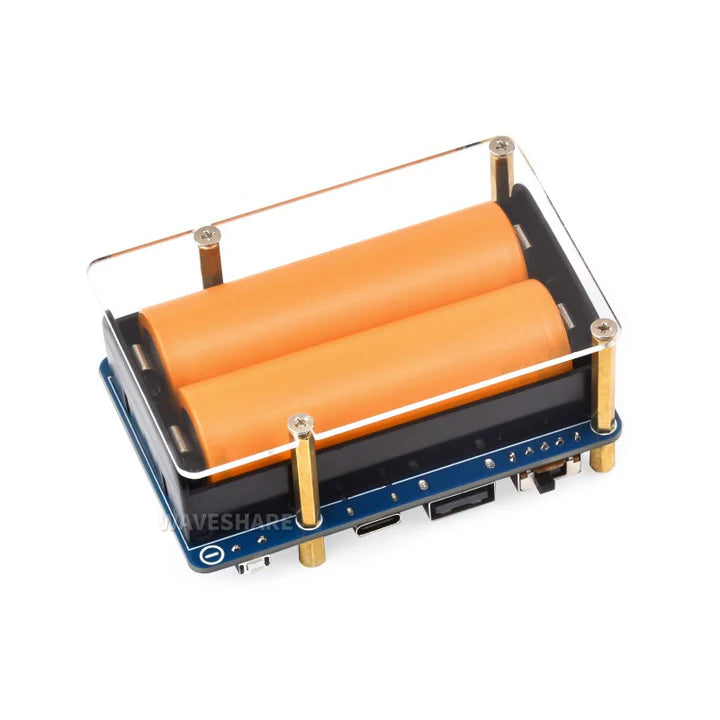 UPS HAT for Raspberry Pi with 21700 Batteries
