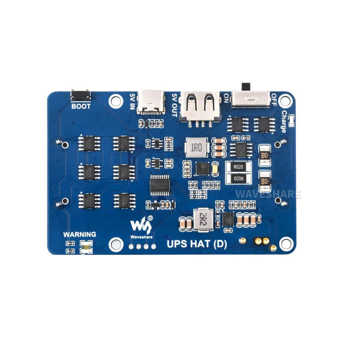UPS HAT for Raspberry Pi with 21700 Batteries